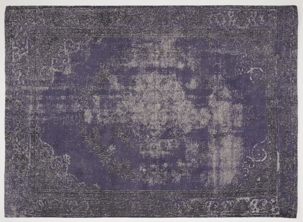Vintage-Teppich "Medaillon" dark blue